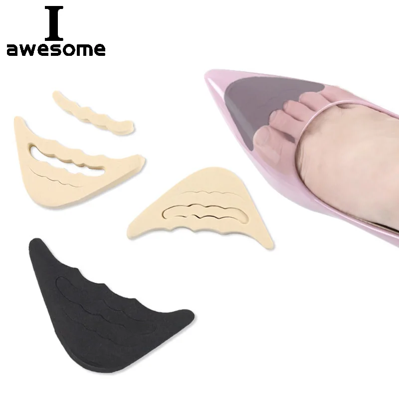 

1Pairs Soft EVA Unisex Insole Cushion Front Foot Shoe Pads High Heel Metatarsal Shoe Insert Comfortable Relax Fill Empty Space