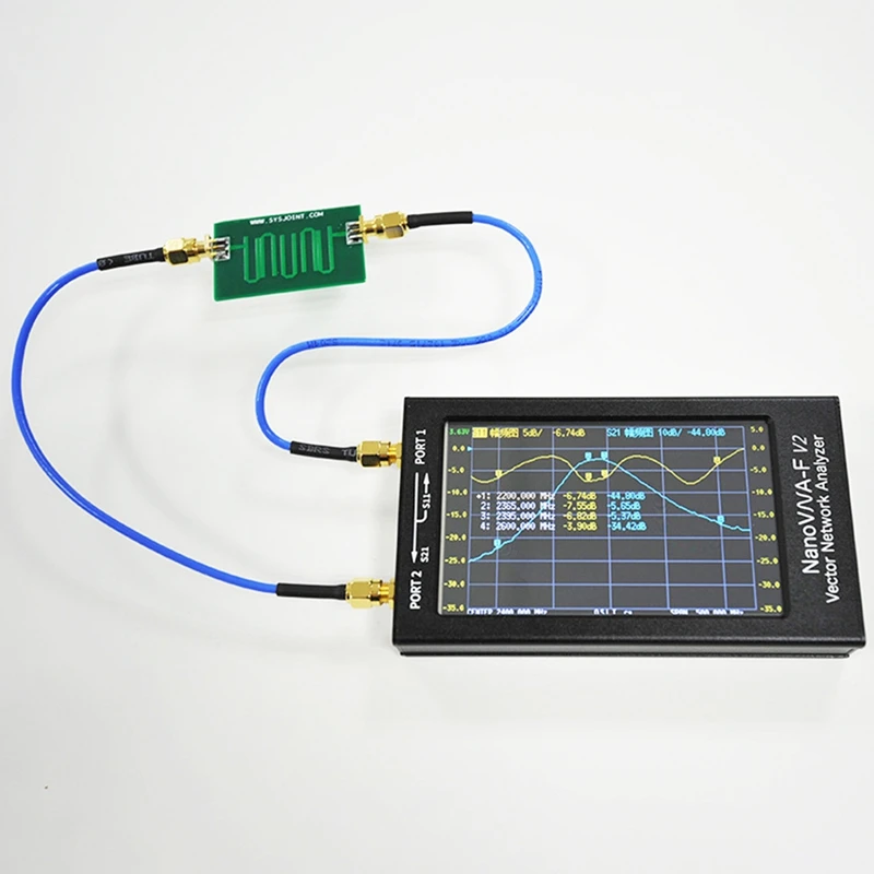 

Векторная антенна Nanovna-F, Векторный анализатор сети HF VHF UHF + 4,3 дюймовый IPS LCD