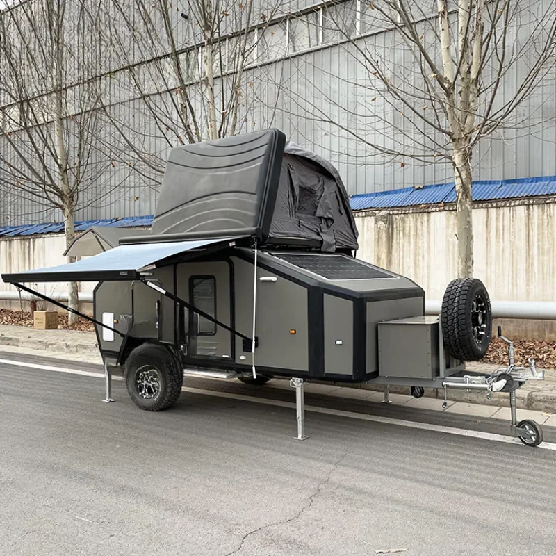 Гибридные кемпинговые внедорожные кемперы небольшой автофургон мобильный