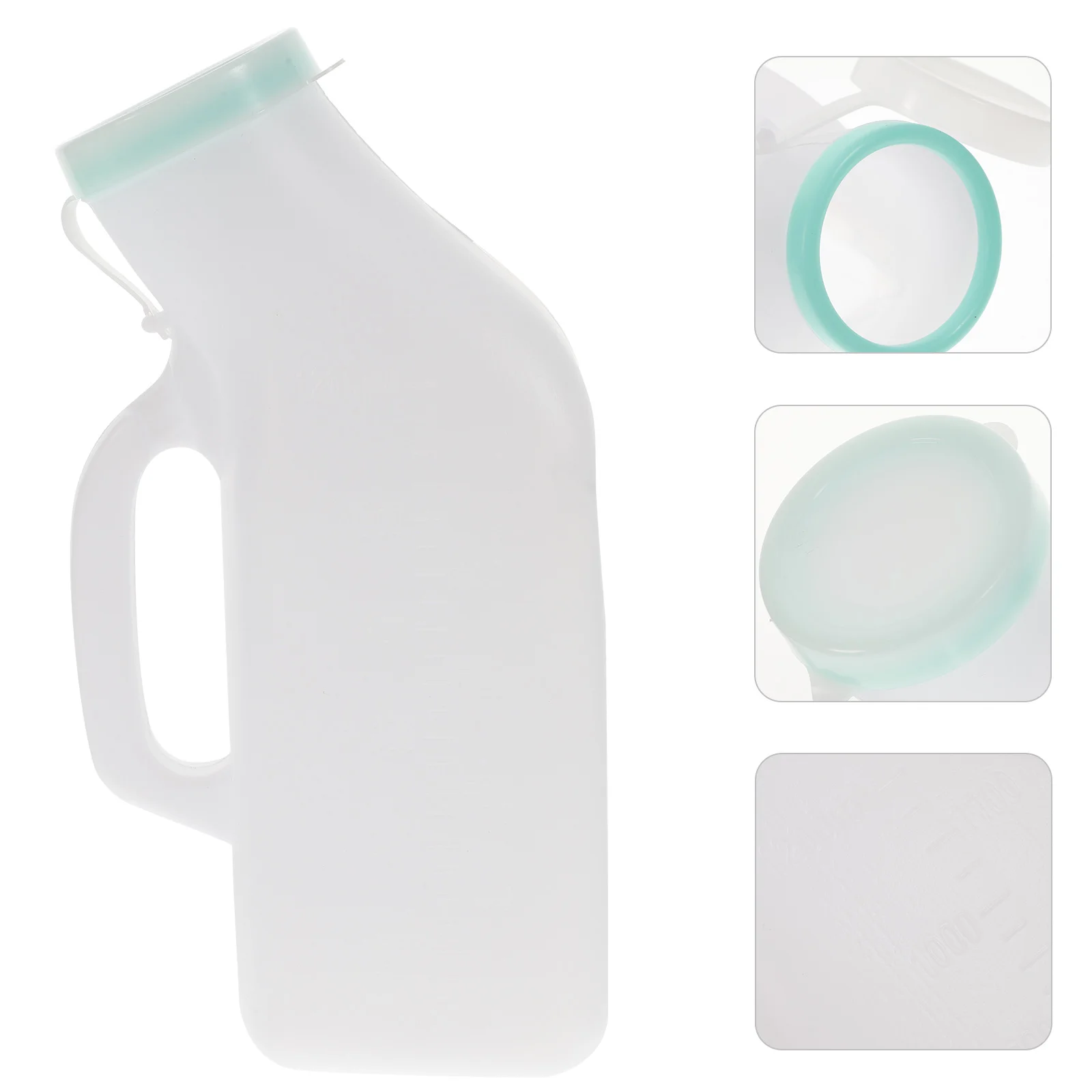 

Urinal Bedpans Men Portable Urine Container Toilet Patient Bottle Outdoor Plastic Household Travel