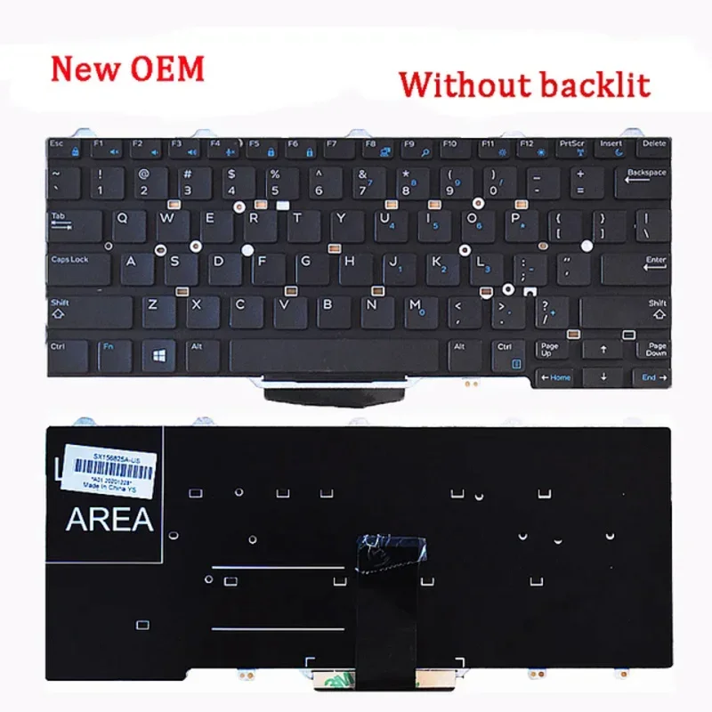 Новая Оригинальная клавиатура для ноутбука DELL Latitude 3340 3350 5480 5490 E3340 E7450 E5450 E7470 E5470