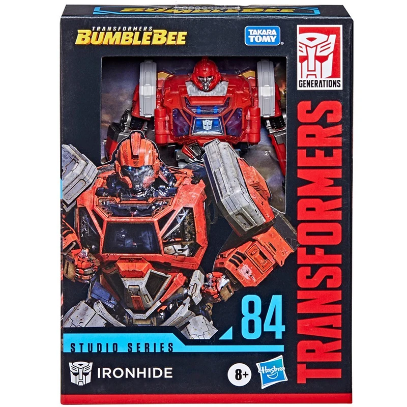 

Hasbro Transformers Studio Series SS84 Ironhide Deluxe Class Anime Actional Robot Car Collectible Transformers Toys Figure Model