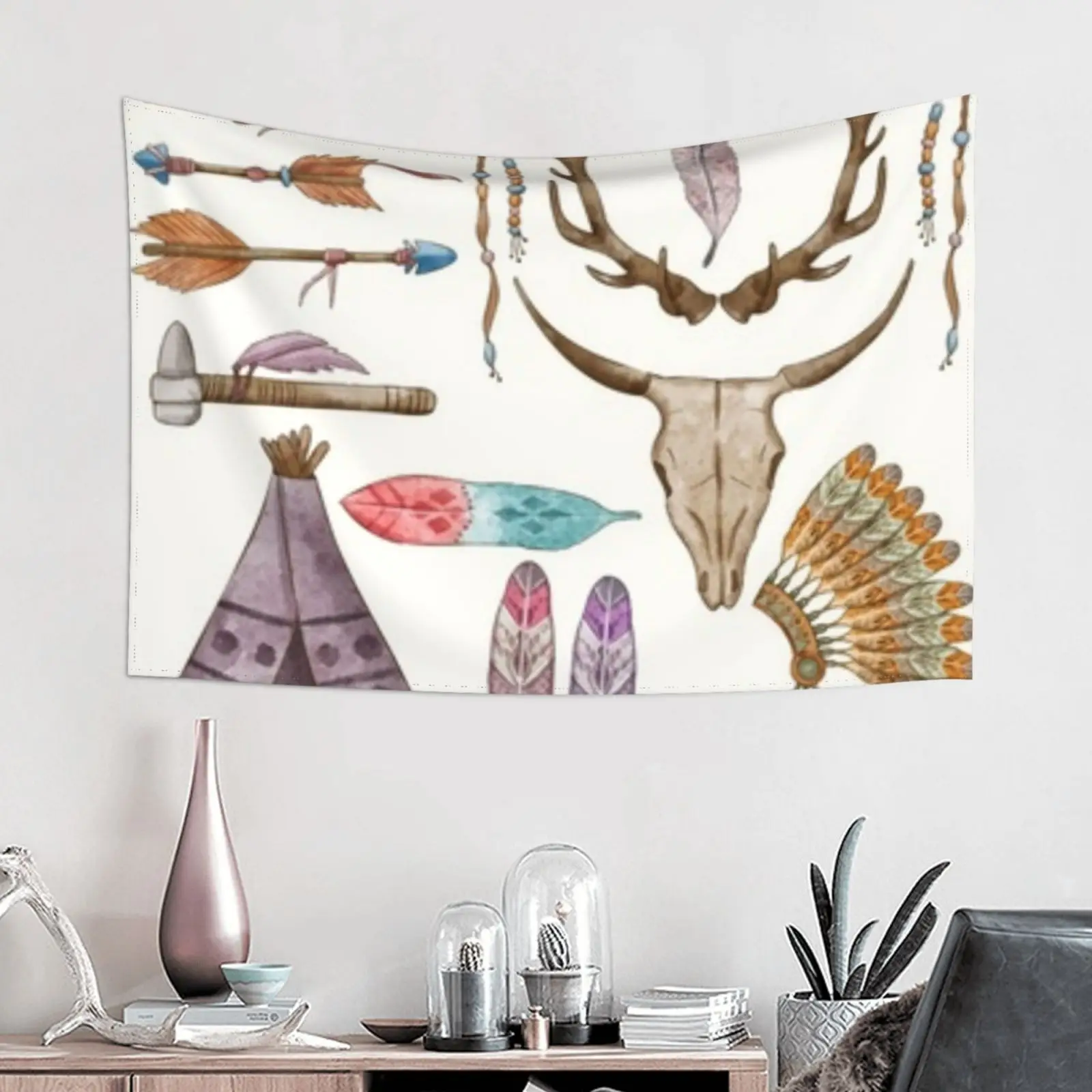 

60 inch x 40 inch Bohemian Tapestry Living Room Decoration Room Divider