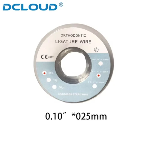DCLOUD Ортодонтическая лигатурная проволока из нержавеющей стали 25г