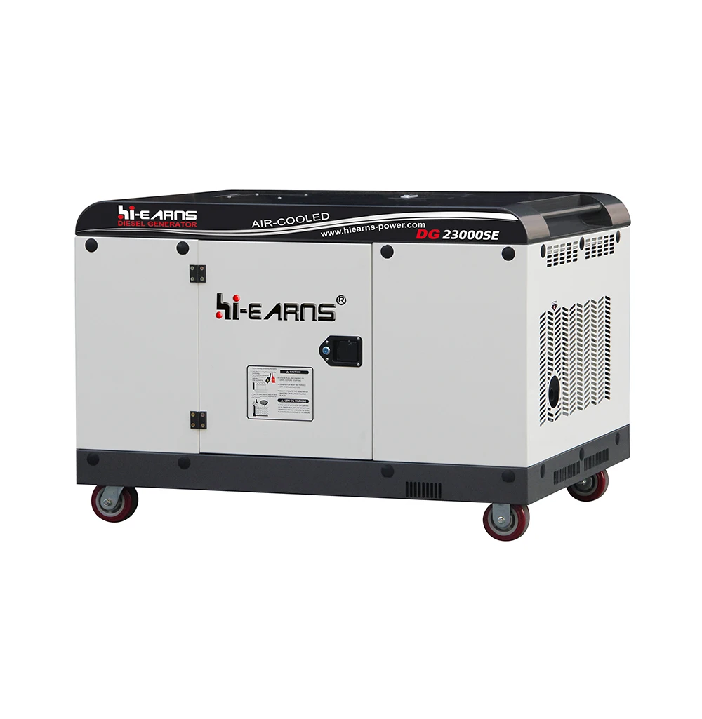 Бесшумные двухцилиндровые электрогенераторы 2V98 мощностью 16 кВт