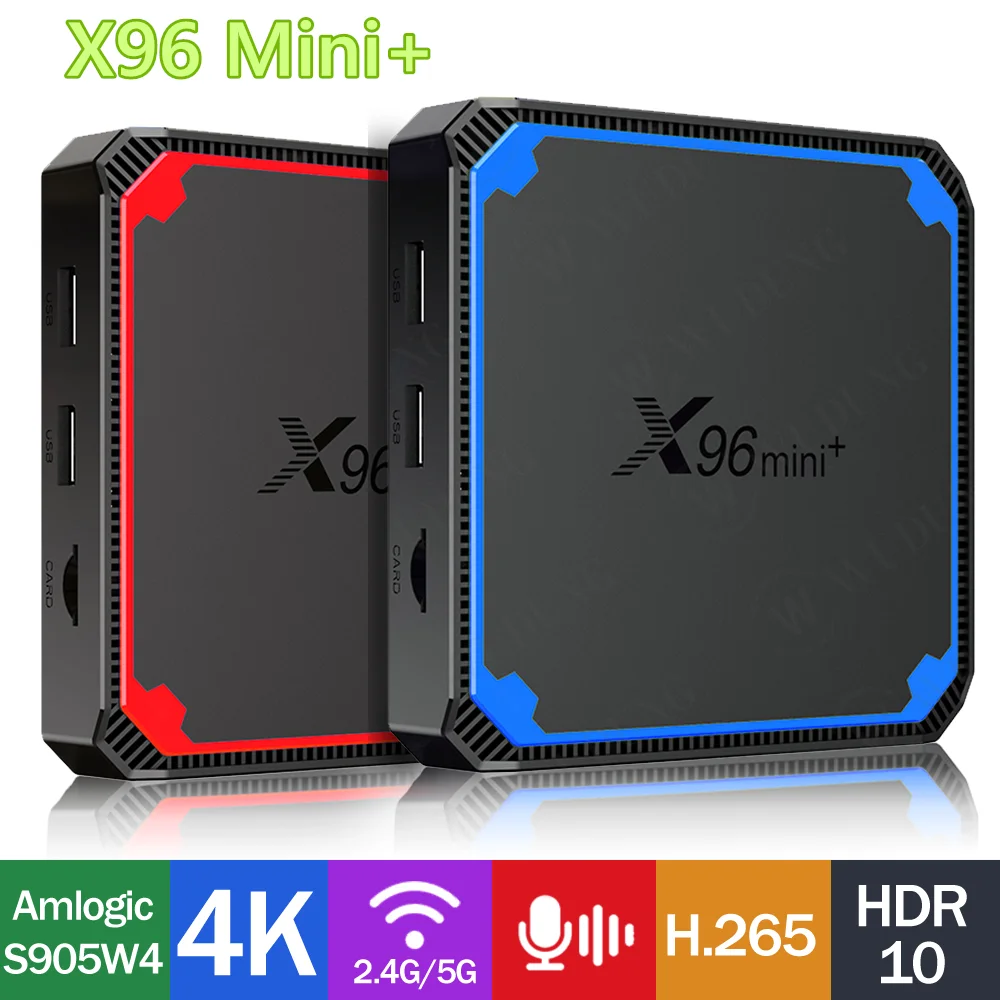 Мини-приставка X96 Android 9 0 Amlogic S905W4 X96mini Plus 2 + 16 ГБ Wi-Fi |