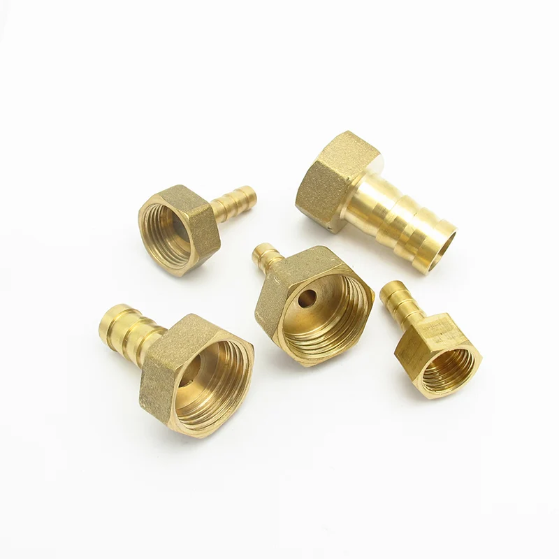 

6mm 8mm 10mm 12mm 14mm 16mm 19mm 25mm Hose Barb x 1/2" Female BSP Thread Brass Barbed Pipe Fitting Nipple Connector Adapter