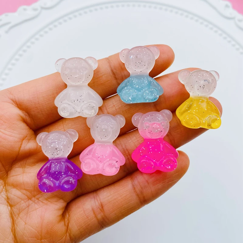 10 шт. полимер Лидер продаж красочный Новый Медведь для рукоделия аксессуары