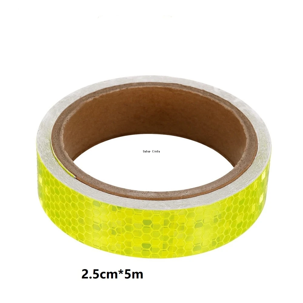 

Светоотражающие наклейки Satop Cinta Fluorescent yellow 2.5/5/10/20см