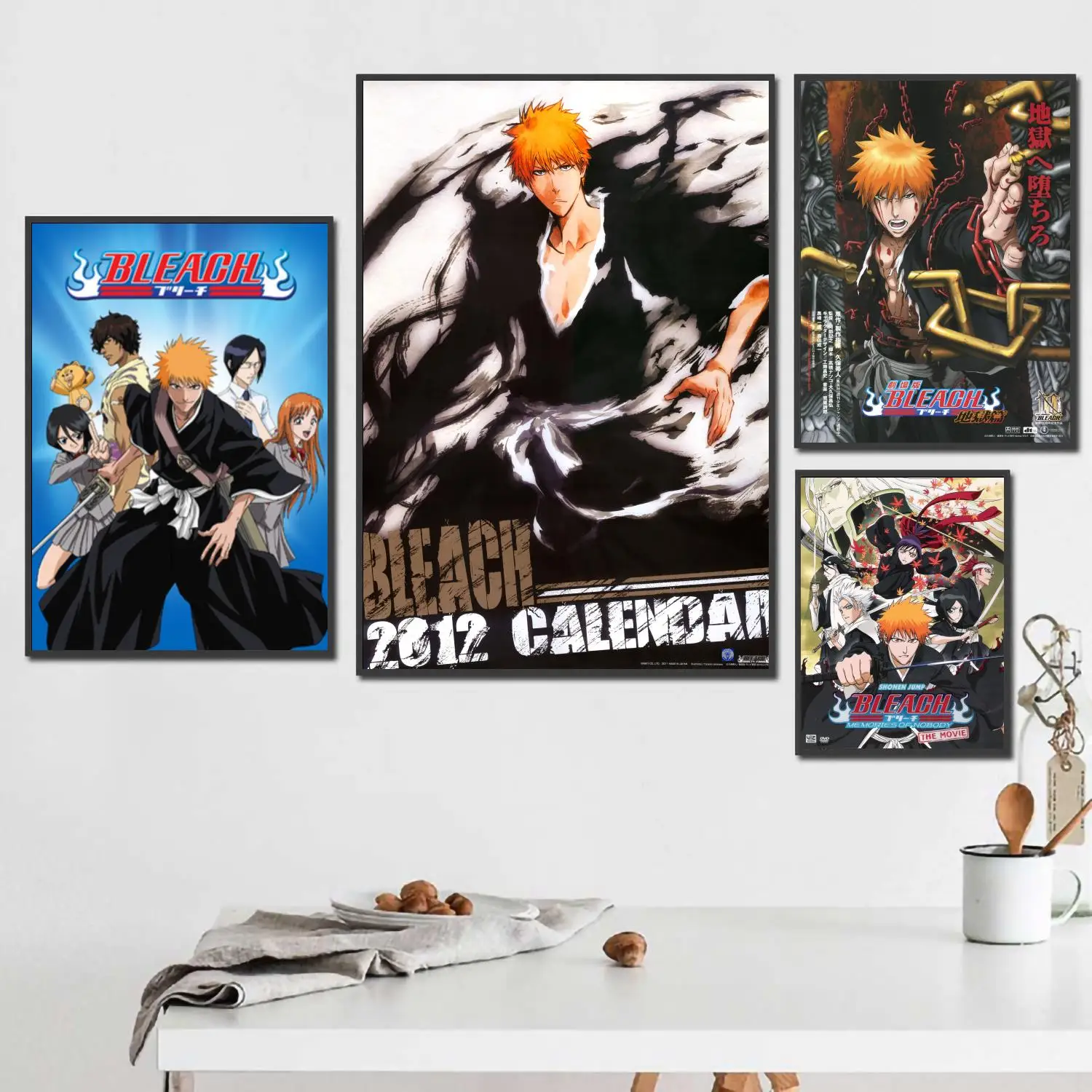 bleach cartoon 24x36 Decorative Canvas Posters Room Bar Cafe Decor Gift Print Art Wall Paintings |
