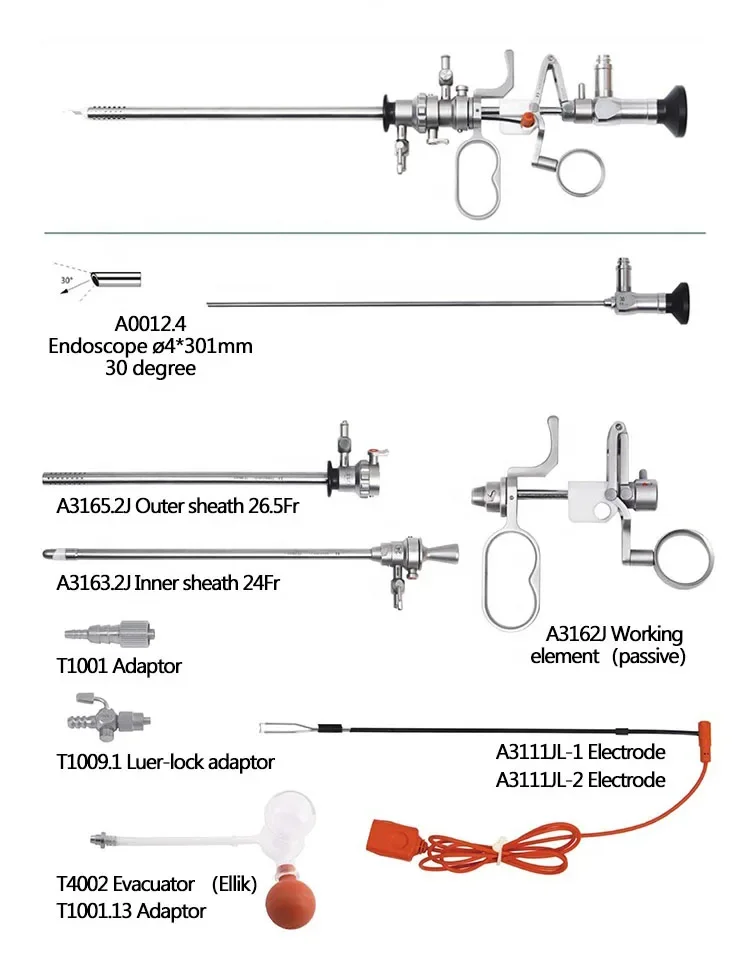 Многоразовые урологические инструменты Набор биполярной резектоскопии DQ-11