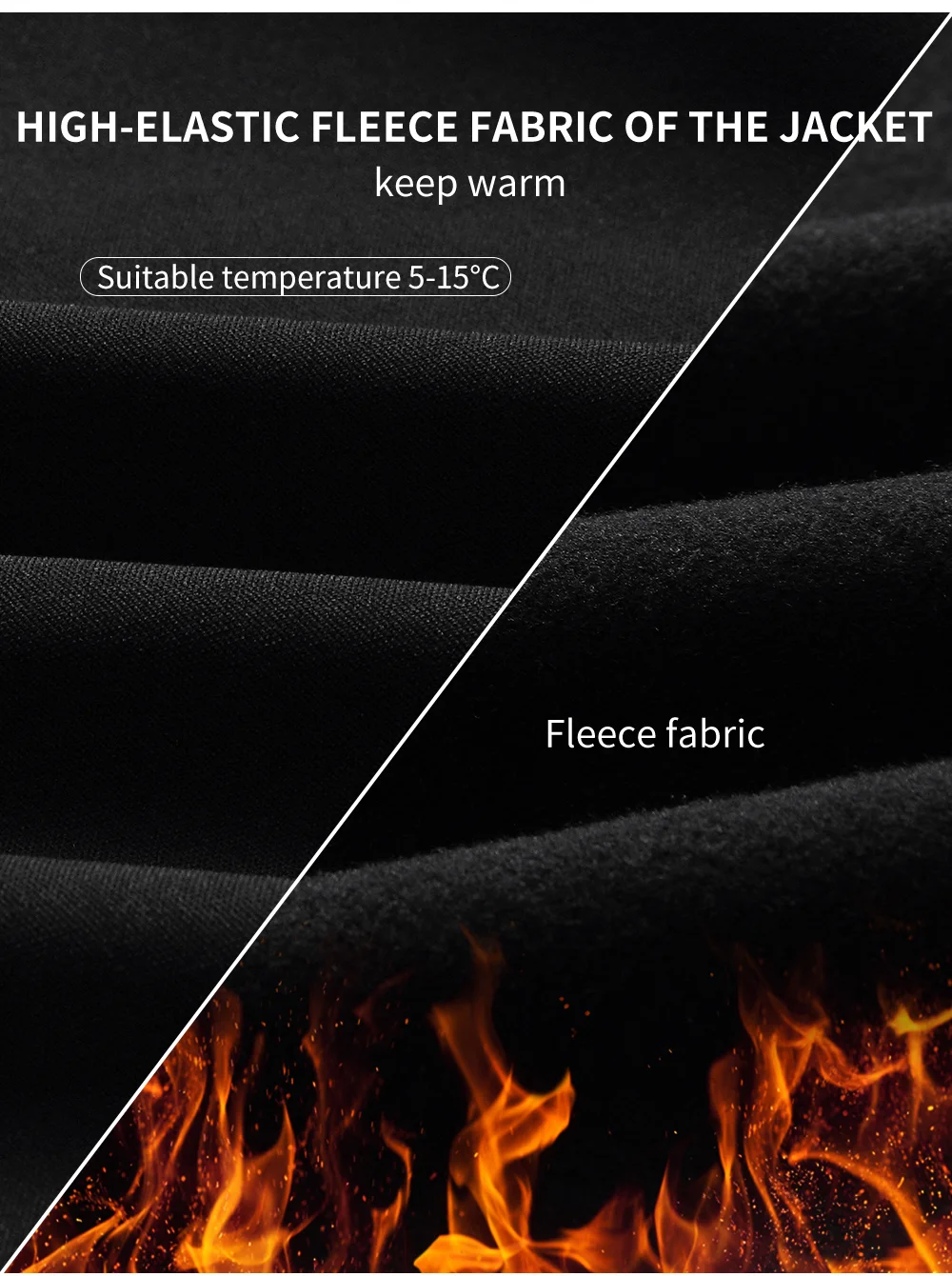 WOSAWE Мужская Флисовая Велосипедная Куртка Зима-весна Термобелье С Длинным