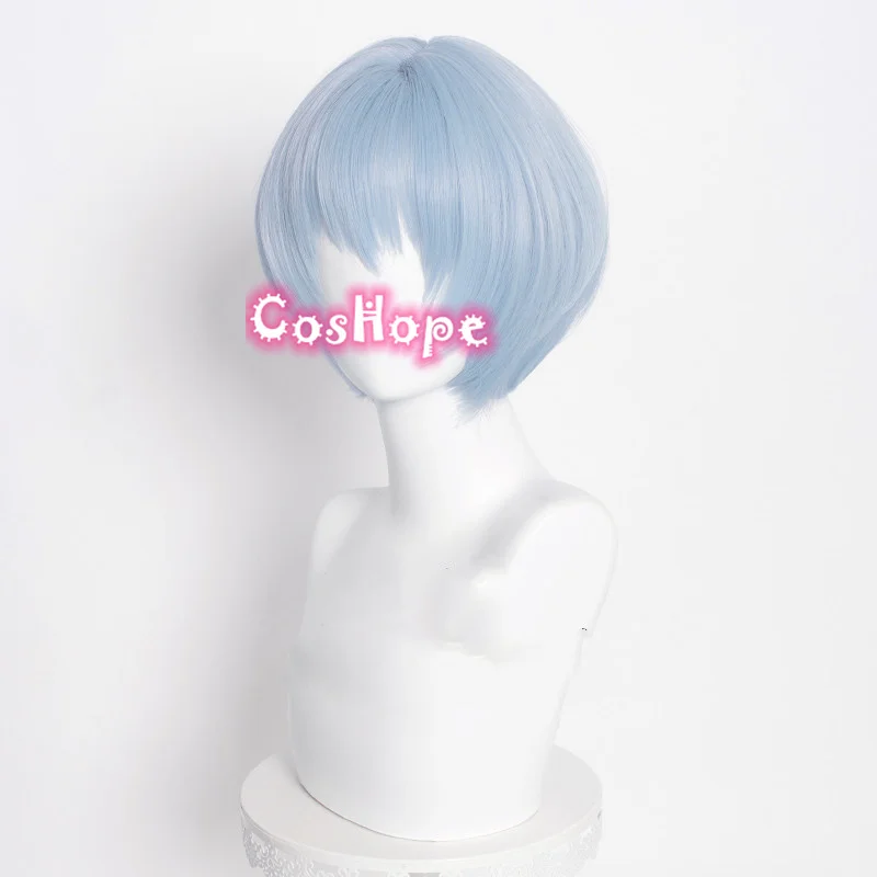 Рей Аянами Косплей EVA Женский 30 см короткий синий парик косплей аниме парики