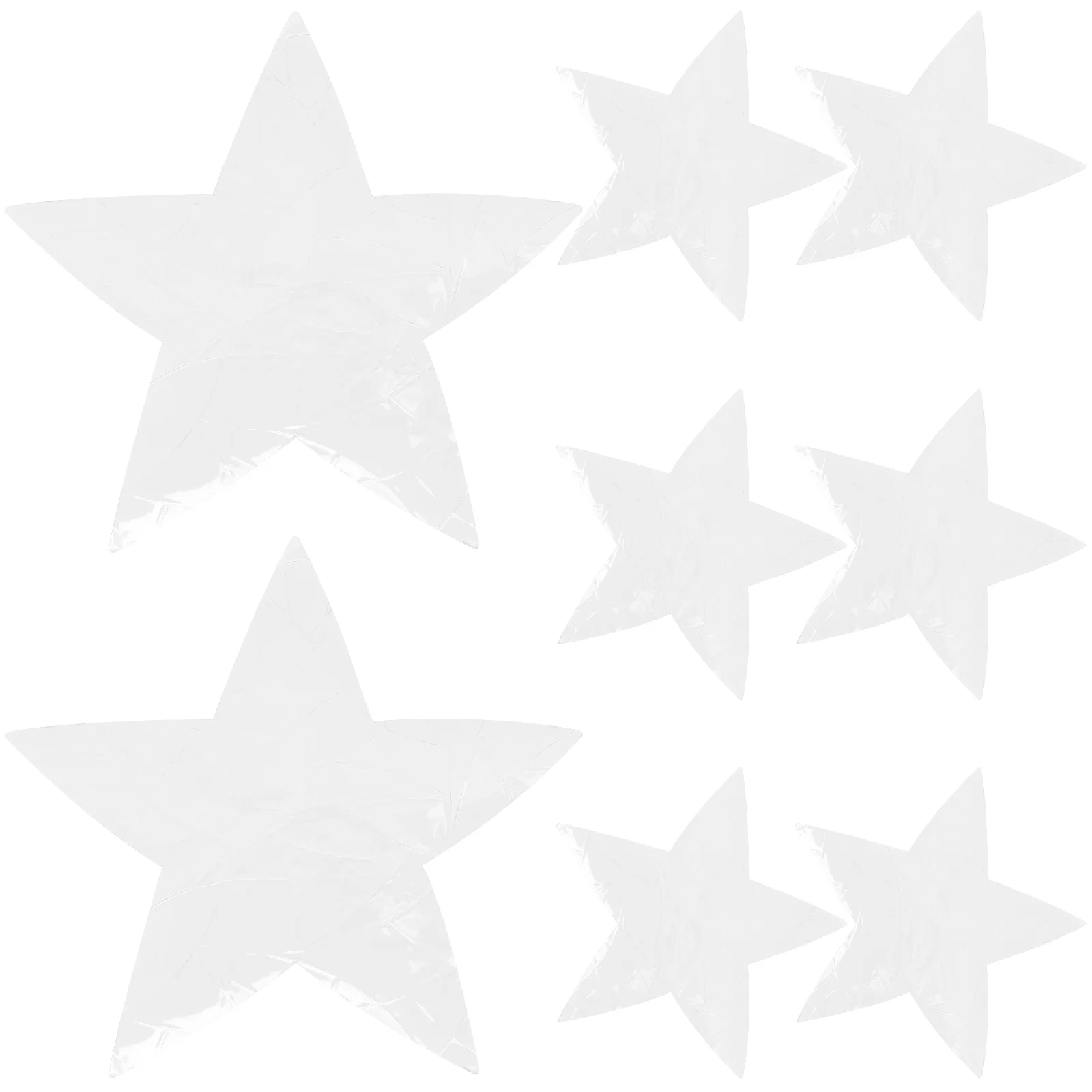 Съемная наклейка на окно преломление красочные звезды электростатическая