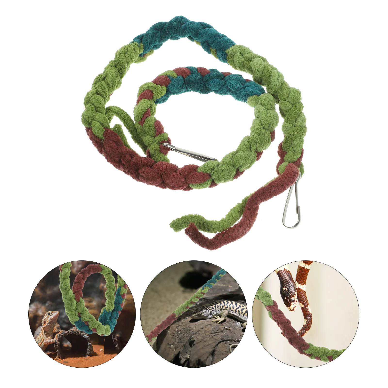 

Hermit Crab Vine Toy Reptile Vine Toy Decorative Reptile Shelter Vine Hermit Crab Climbing Toy Reptile Tank Terrarium Accessory