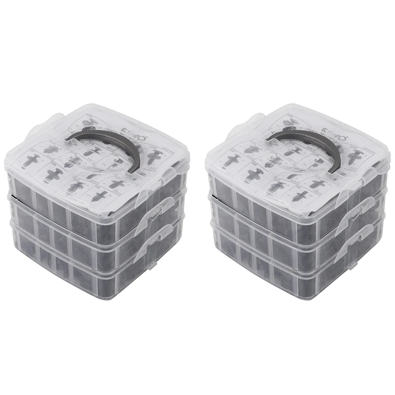 

1260 Pcs Car Retainer Clips Plastic Fasteners Kit Fender Rivet Clips Auto Bumper Rivet Retainer