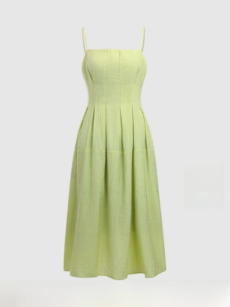 Новинка осени 2024 женская одежда темпераментное платье на бретельках для молодых