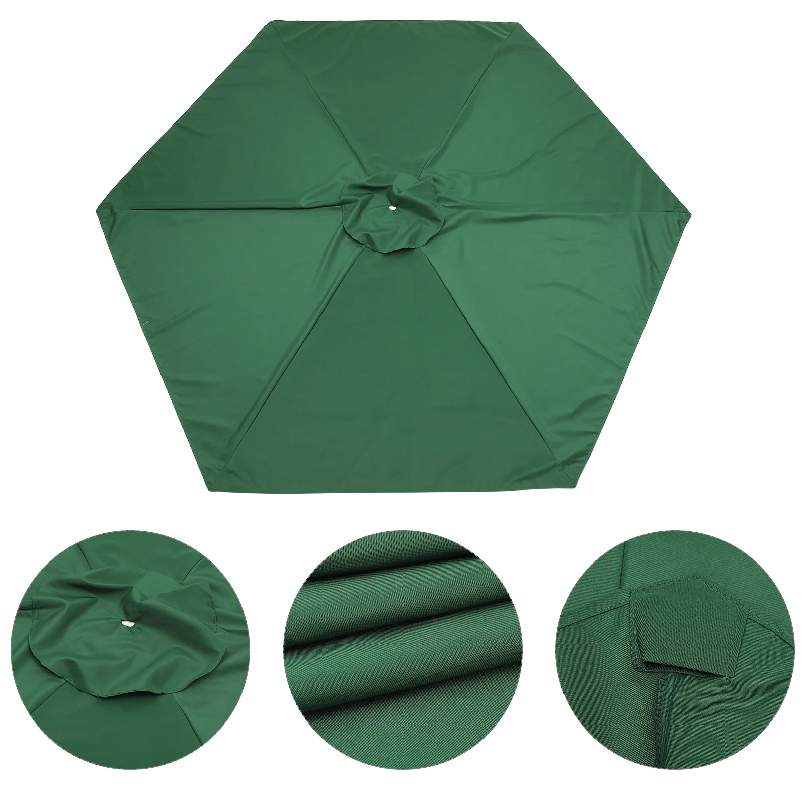 

Outdoor Parasol Cloth Umbrella Replacement Yard Patio Accessory Windproof Canopy Rain-proof