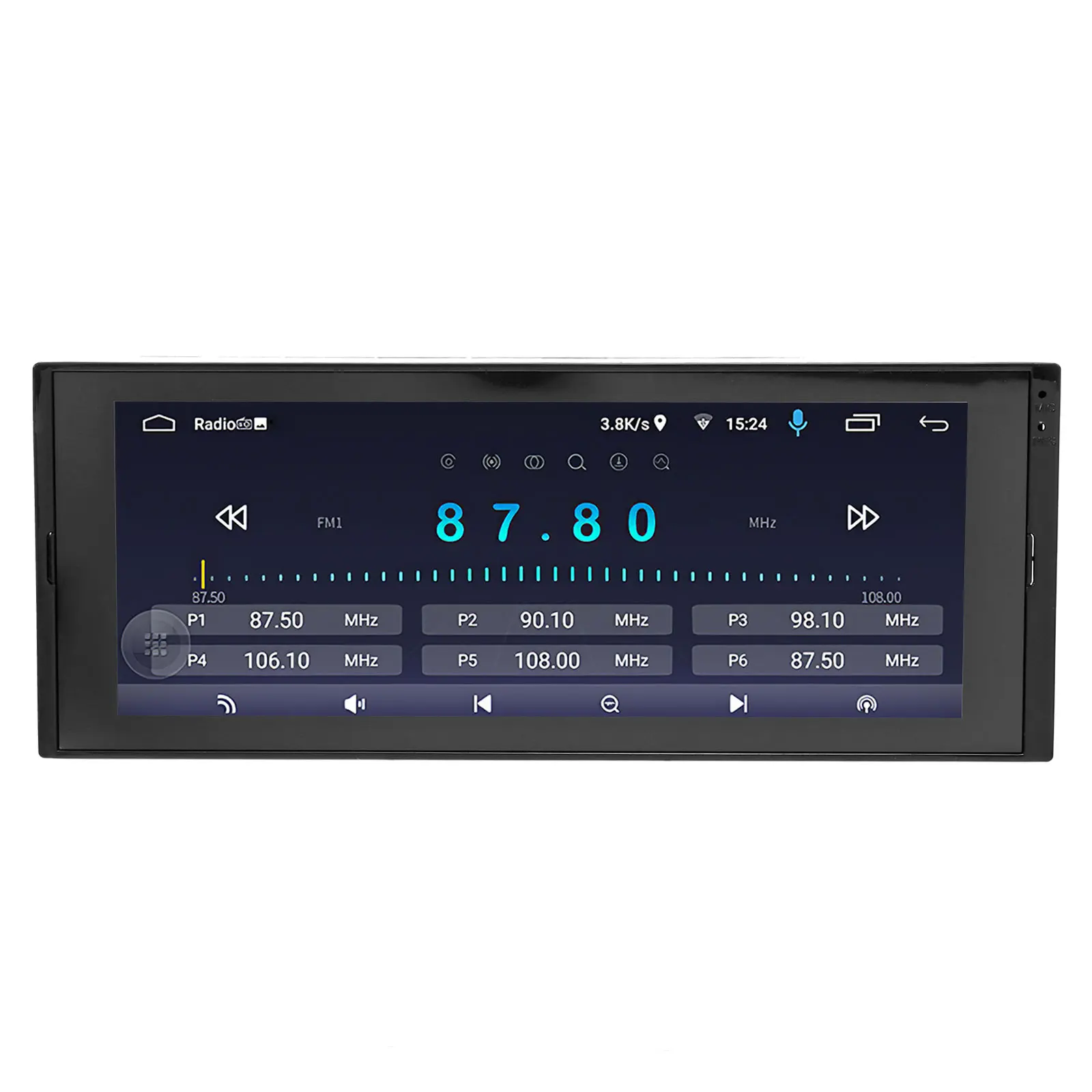 

12V~14.4V Car Stereo Radio Multifunctional Car Bluetooth Adapter Wireless Car Bluetooth Music Receiver With 6.86 Inch Car Screen