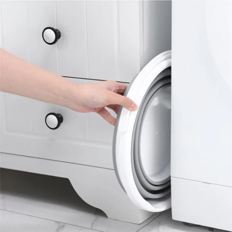 Портативное Силиконовое складное Куба ведро 3 л складной дизайн для удобного