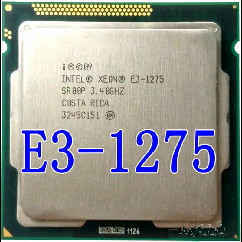 

Процессор Intel Xeon Φ E3 1275 e3 1275 четырехъядерный процессор LGA1155 процессор для настольного компьютера рабочий процессор