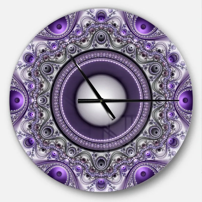 

Fractal Pattern with Circles' Metal Wall Clock