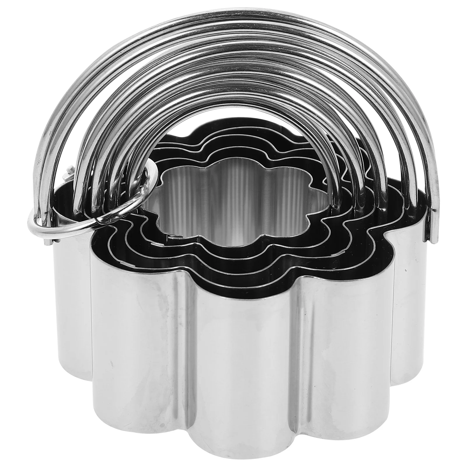 

Cookie Mousse Mold Cake Baking Rings Ring Biscuitflower Molds Making Dough Metal Pastry Stainless Fondant Dumplingcutting