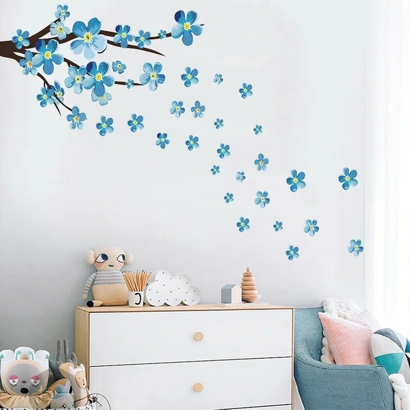 

Wall Sticker Butterfly Comfortable Removable Waterproof Art Bedroom Blossom