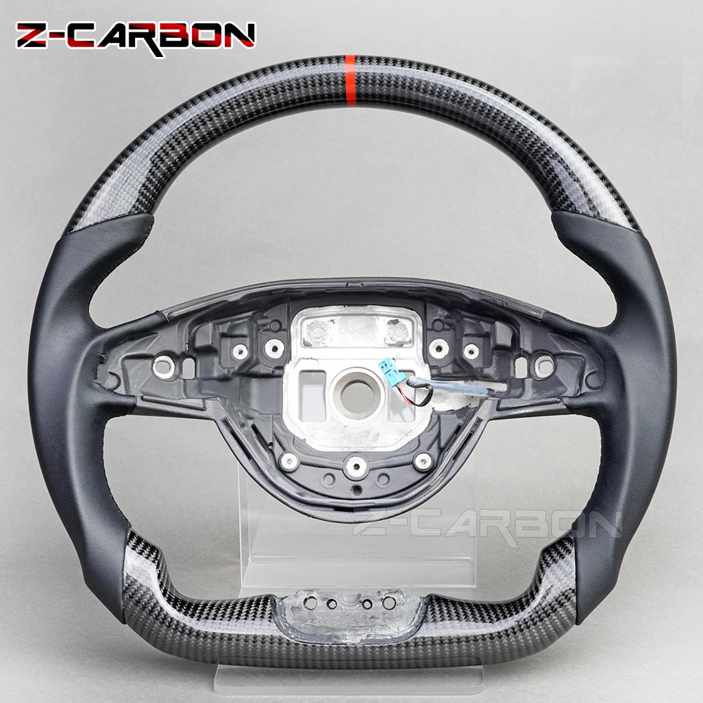 Светодиодный рулевое колесо из углеродного волокна для Mercedes-Benz AMG w205 w204 AMG-GT A45 C43 C63