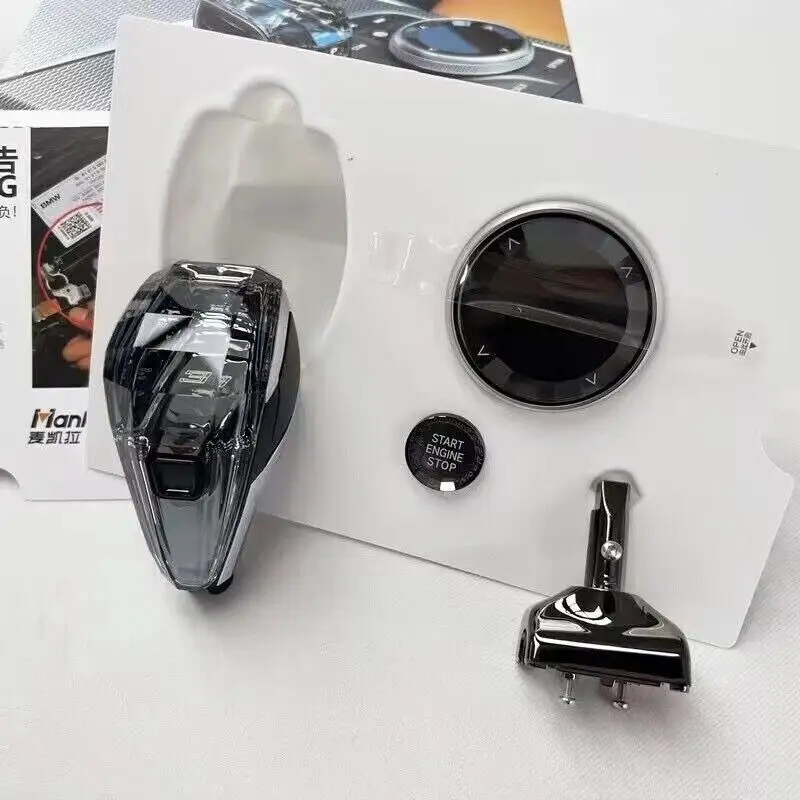 

Ручка переключения передач с кристаллами, 4 шт., подходит для BMW X3, 2023, 2024, изменить на классическую модель