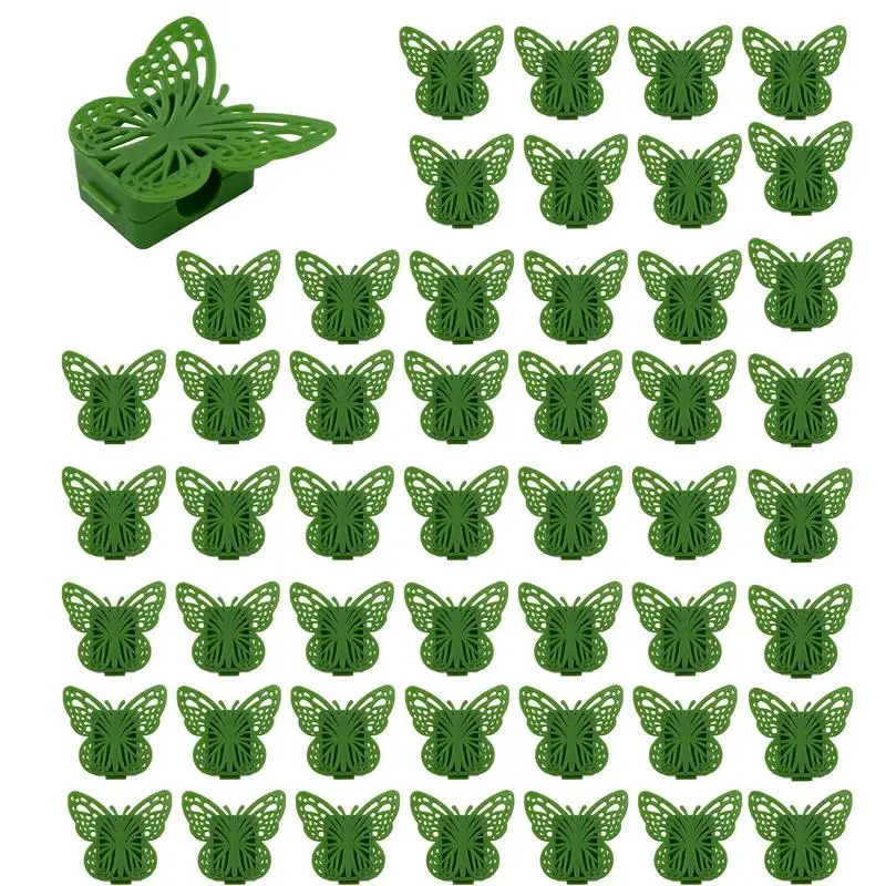 

Самоклеящиеся зажимы для растений, настенные зажимы для подъема и выращивания растений в саду, зажимы для лоз