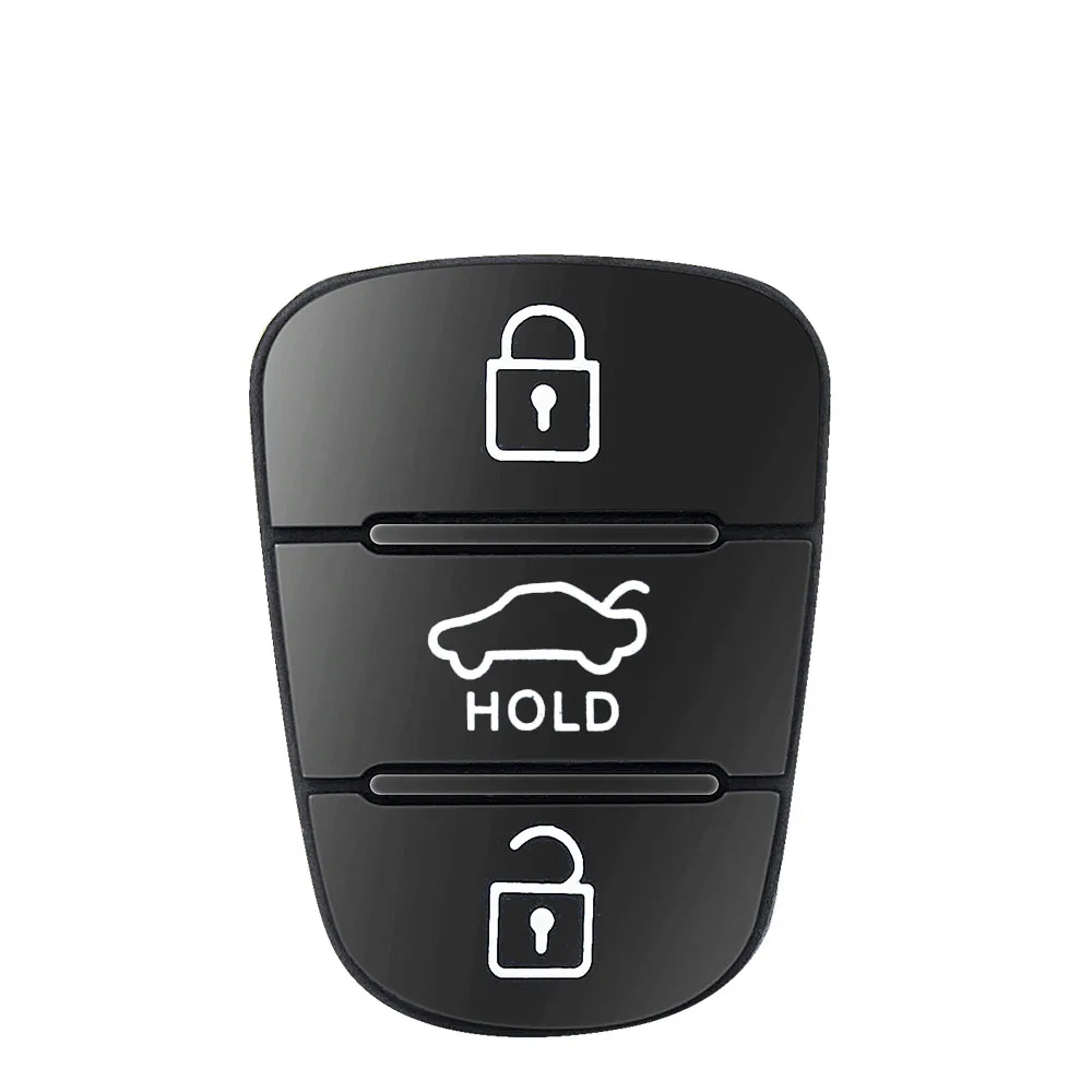 

Сменный резиновый чехол для ключей KEYYOU с 3 кнопками для Hyundai IX35 I30, Accent, Kia K2, K5, Rio Flip дистанционный ключ-брелок от машины