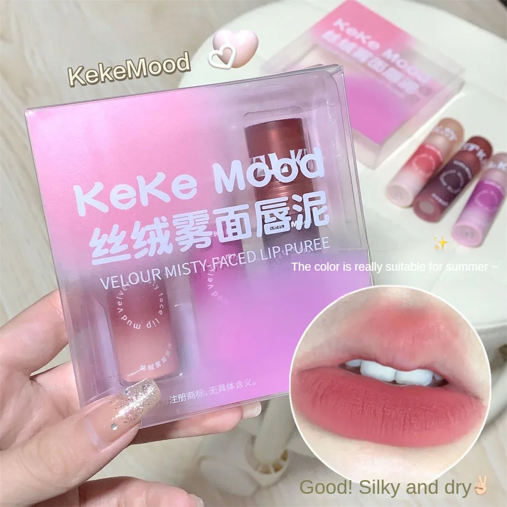 

Matte Lipstick Brightening Effect Comfortable Vibrant Lip Gloss Cosmetics Cream Lip Products Non-stick Cup Unique White.