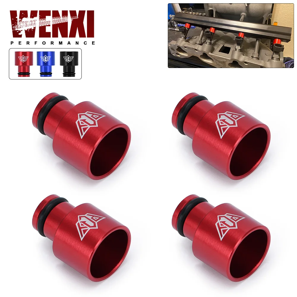 

4 шт. топливный инжектор, топливная форсунка, модифицированные автозапчасти, адаптер сопла, предназначенный топливный адаптер, топливный ин...