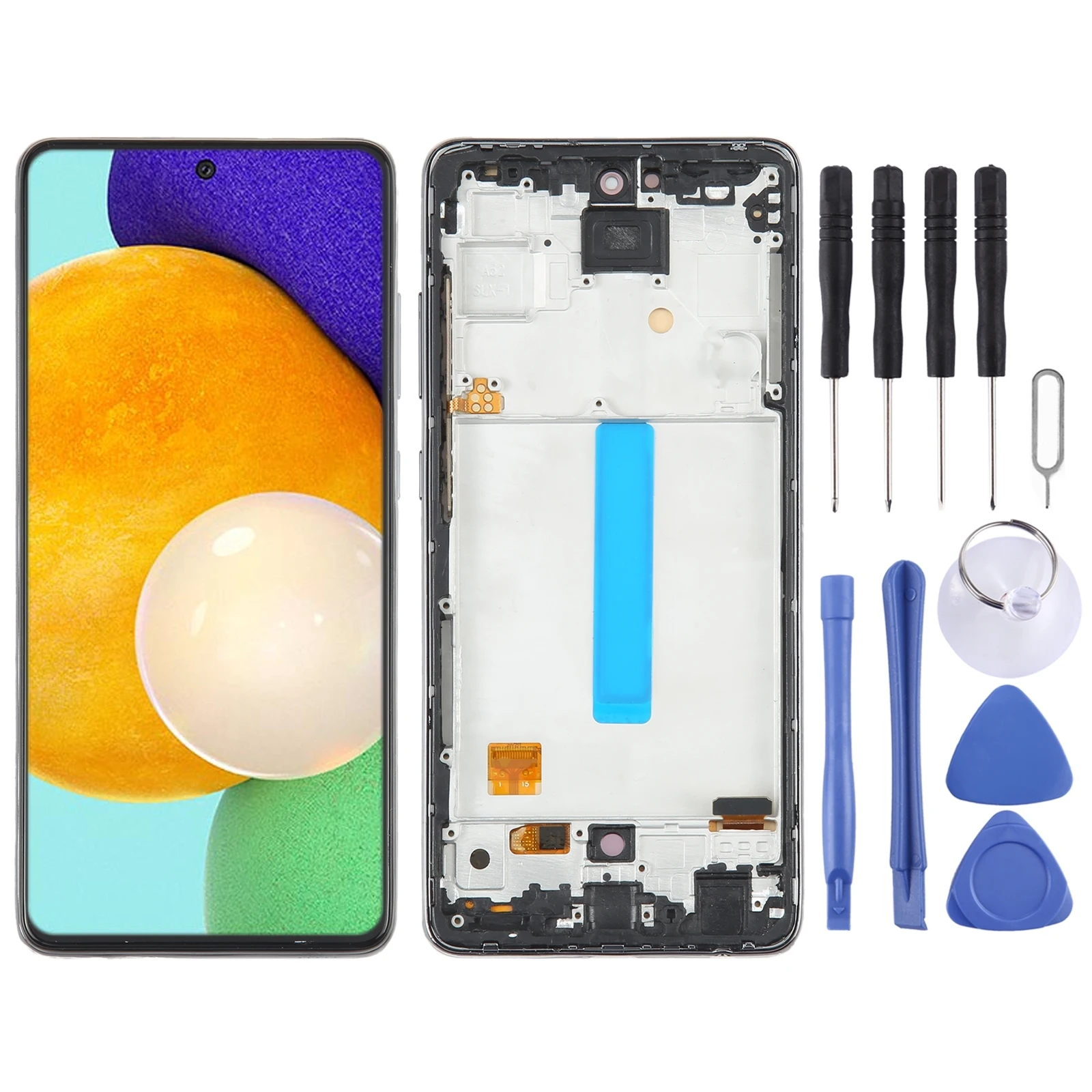 6.43 inch OLED LCD Screen for Samsung Galaxy A52 5G SM-A526 Digitizer Full Assembly with Frame