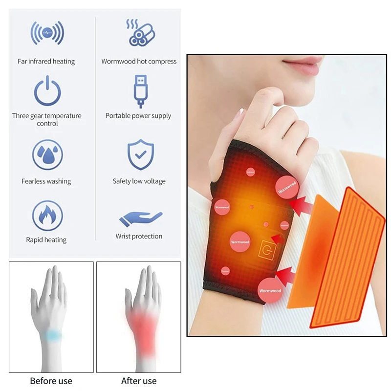 Обогреватель запястья обогреватель с электрическим подогревом обогревающие