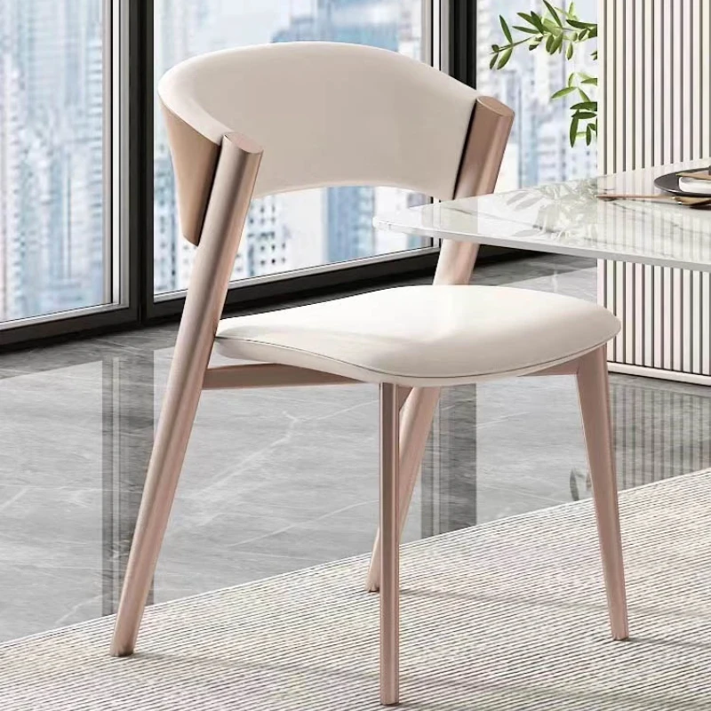 

Modern Design Dining Chairs Backrest Living Room Nordic Relaxing Dining Chairs Dresser Sillas De Comedor Household Items WZ50DC