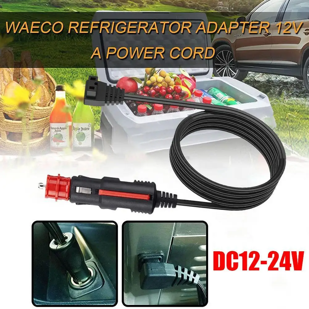 Red Head German Cigarette Lighter Car Refrigerator Extension Line 2*0.52 2V24V Two Meters Car Cigarette Lighter Line Cars