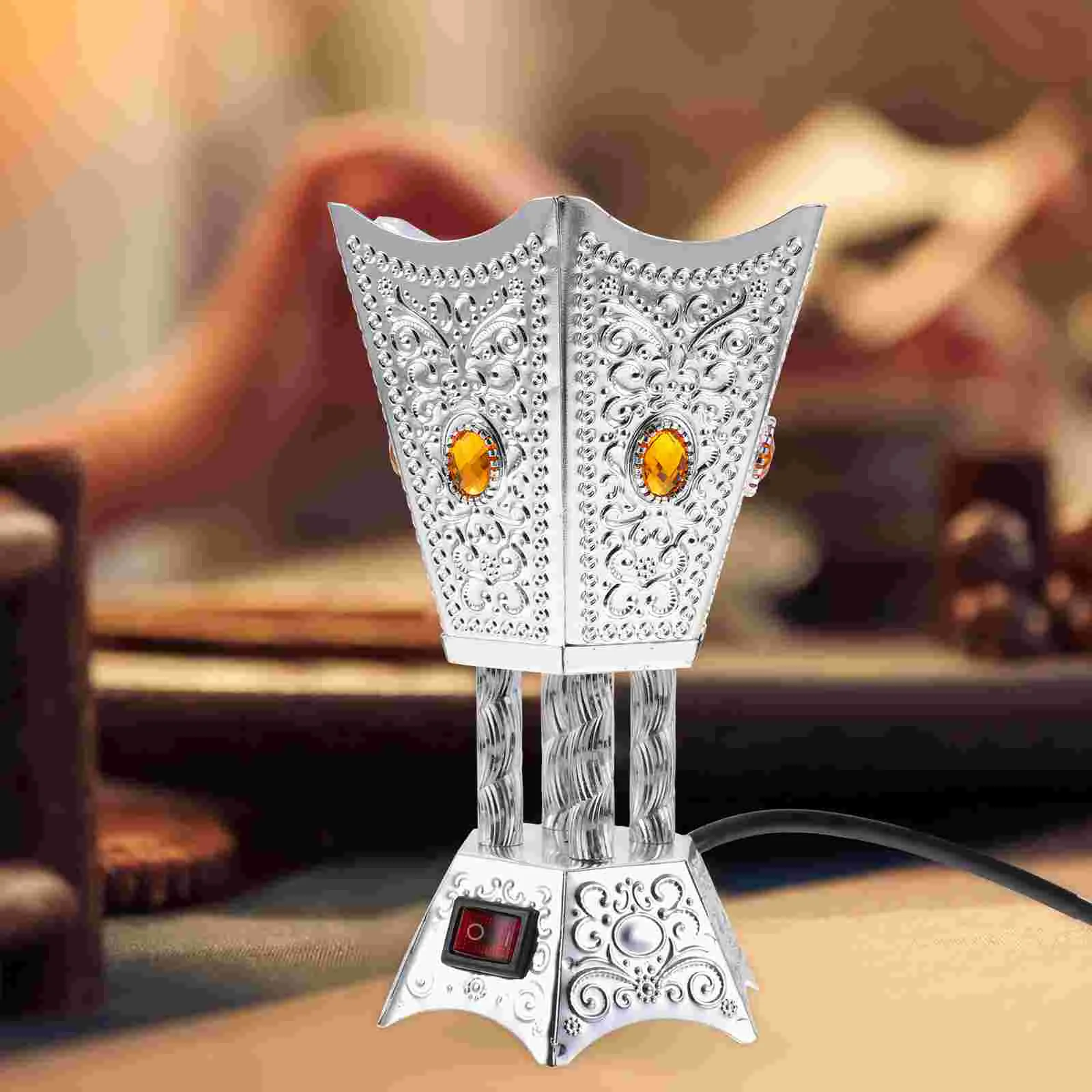 Электрическая курильница декор подключаемый аромат бытовой металлический