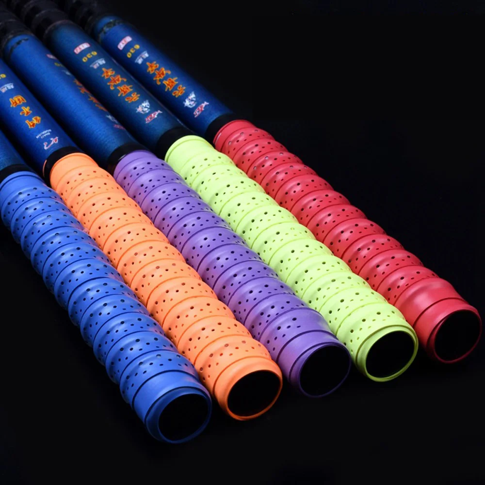 

Anti-slip Tennis Badminton Grip Tape 1Pc Breathable Wrapping Skidproof Sweatband Racket Sport/Fishing Rod Hand Grips Accessories