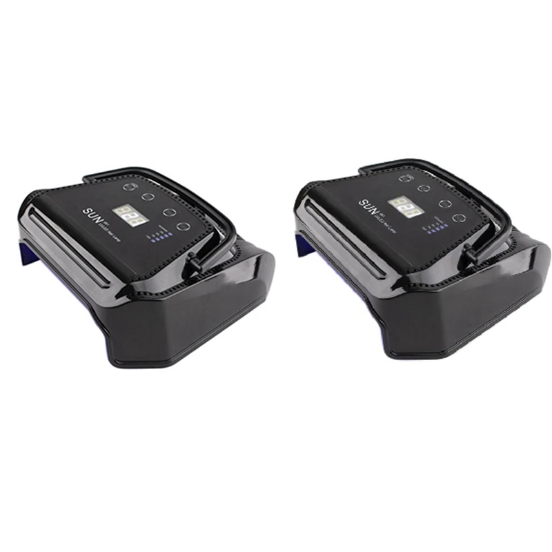 

72W Rechargeable Lifting Handle Smart Power Storage Nail Art Dryer LED Nail Art Quick-Drying Gel Polisher Black