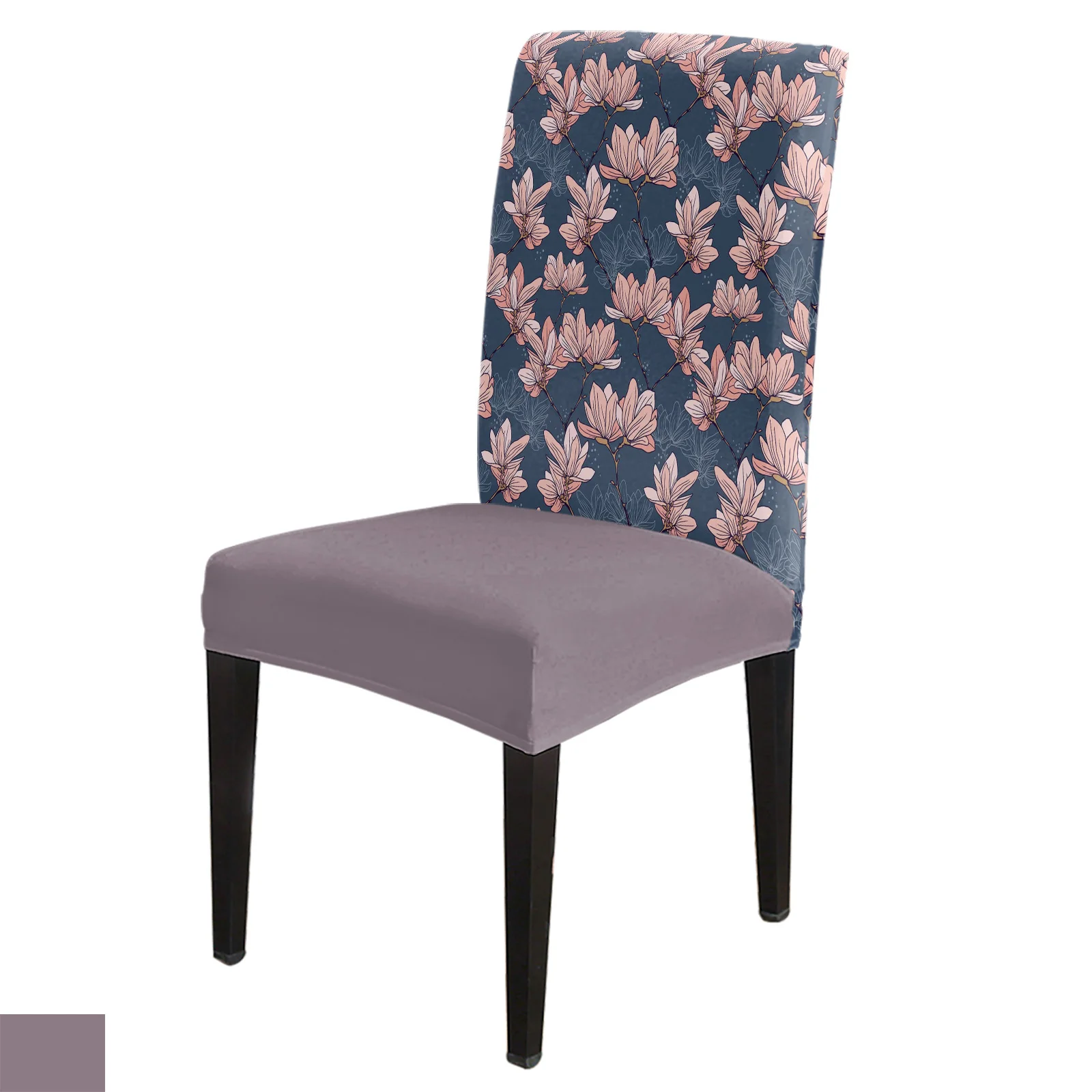 

Magnolia Flower Japan Pink Table And Chairs Chair Covers Living Room Wedding Supplies Dining Chair Cover Elastic