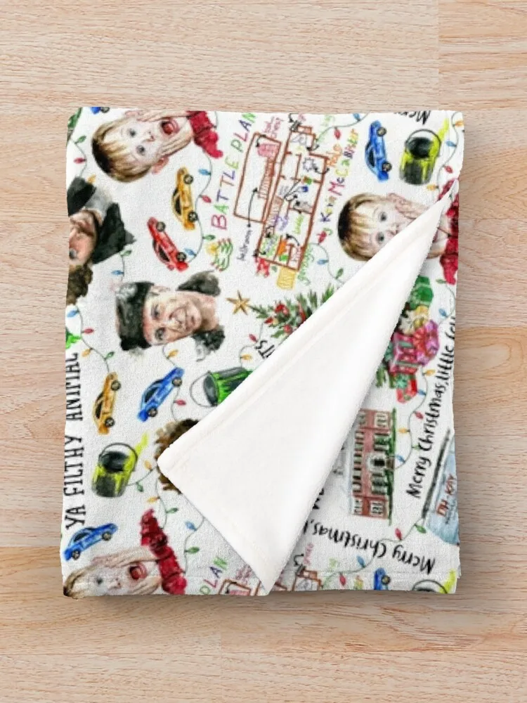 Домашнее одеяло Kevin McCallister для рождественских праздников теплое зимнее Роскошное