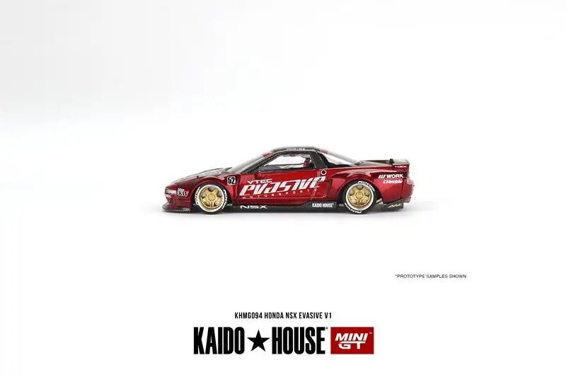 

(Предзаказ) Kaido House x MINI GT 1:64 Honda NSX модель автомобиля под давлением версии V1 красного цвета