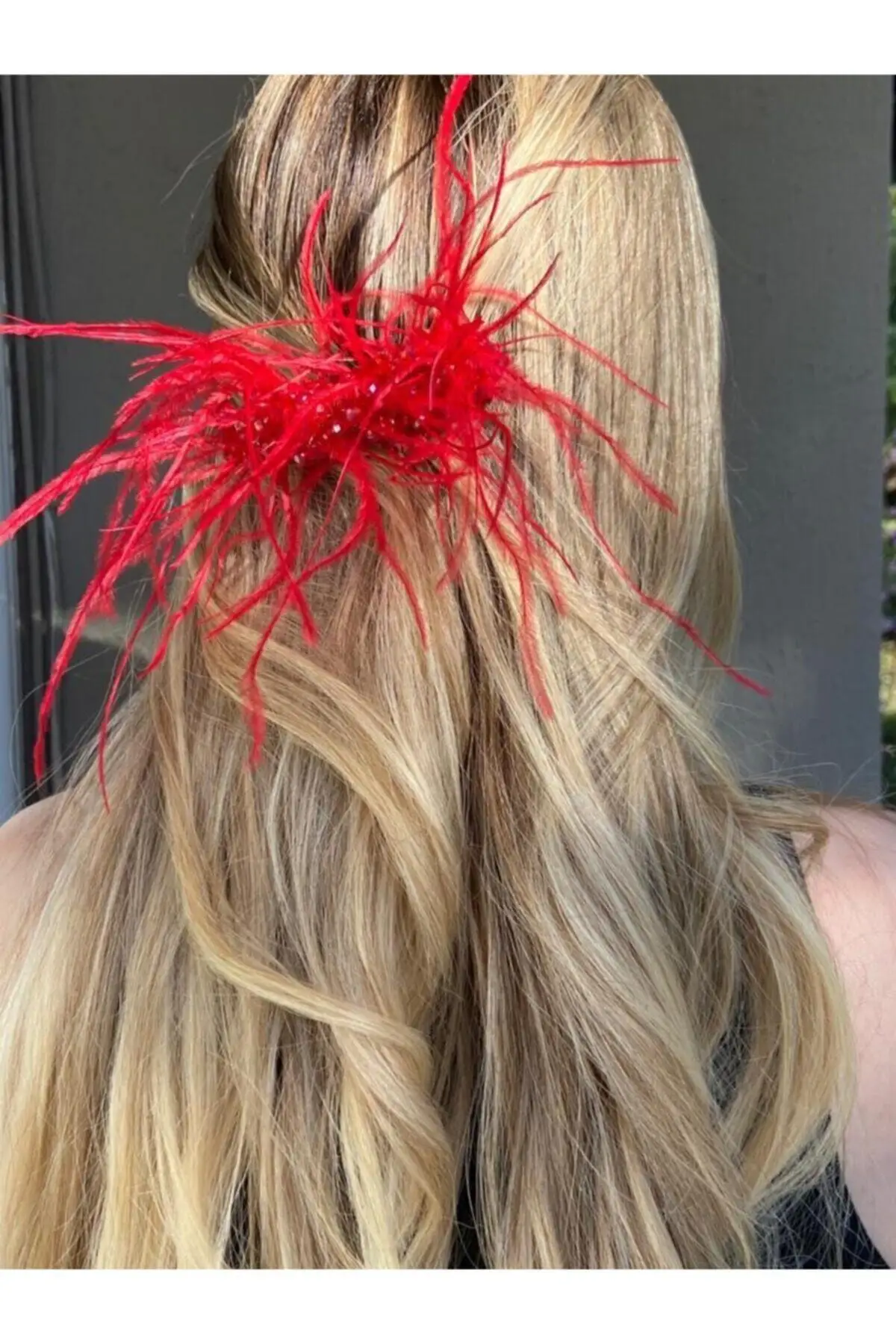 

Bridal Accessories Red Hairy Crystal Comb hairclippers Bridal Hair Accessory Wedding For Bride And Bridesmaids