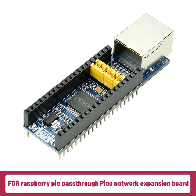 

For Raspberry Pi PICO Network Expansion Board 300Bps-921.6Kbps RJ45 Network Port Expansion Board
