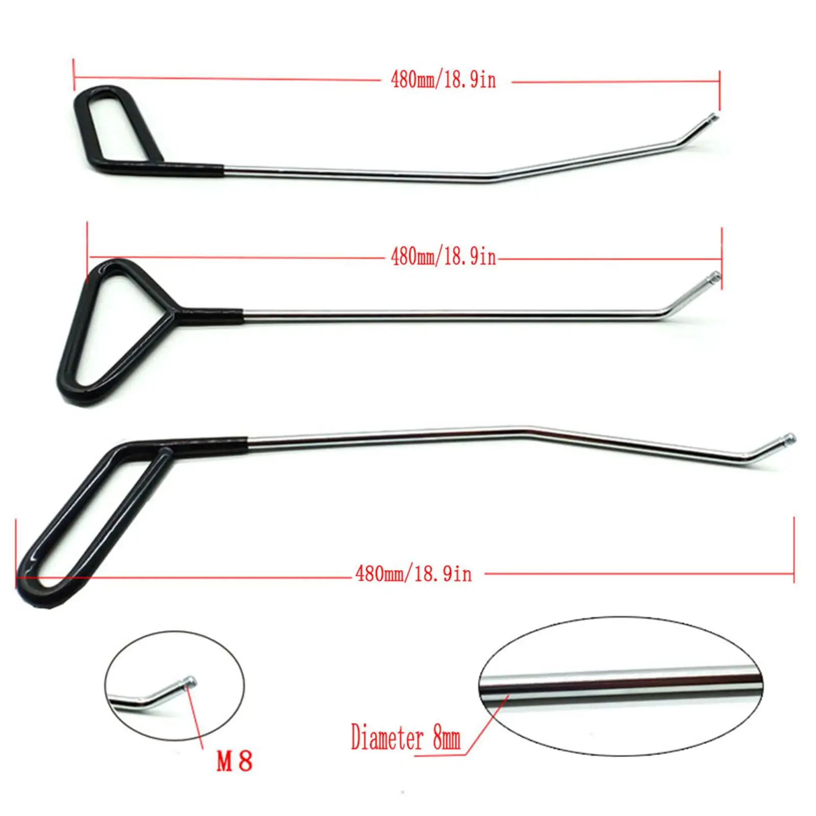 6 профессиональных стержней для ремонта вмятин набор толкателей без покраски