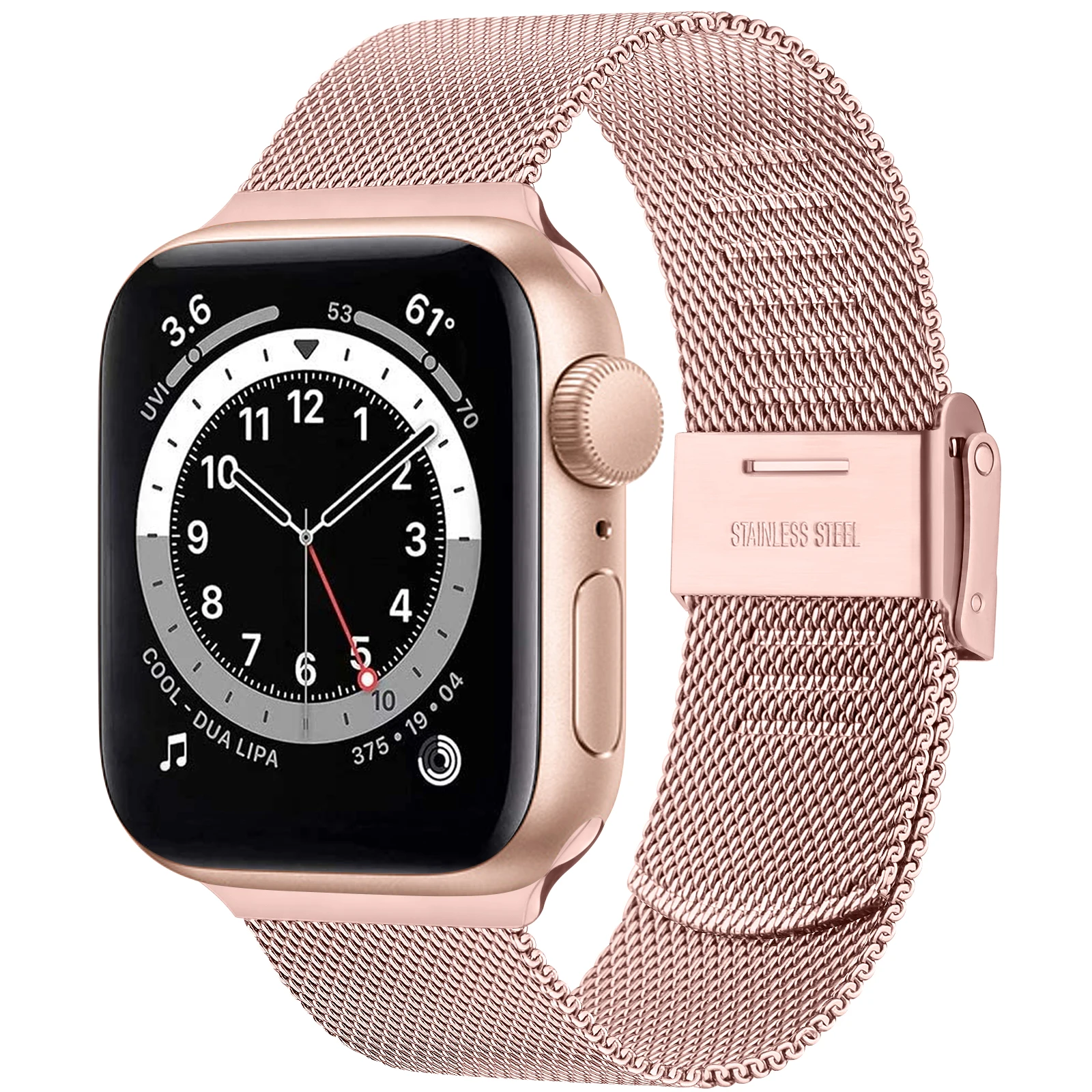 

Metal Watchband Strap For Apple Watch Series 7 Band Correa Bracelet For iWatch Series SE 6 5 4 321 44mm 40mm 45mm 38mm 41mm 42mm