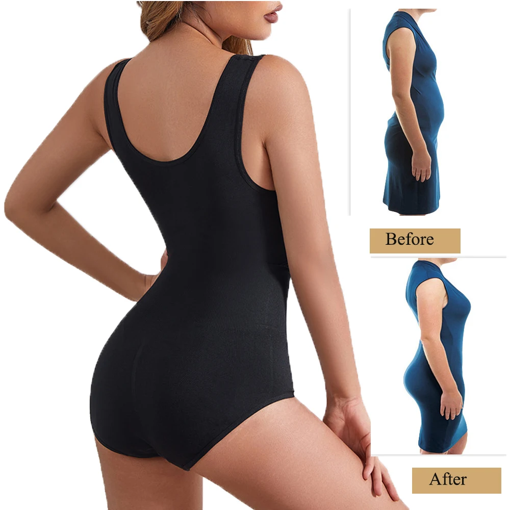 Sexy Female Streetwear Jumpsuit Seamless Shapewear Bodysuit Tummy Control Women Waist Trainer Body Shaper Bodysuit