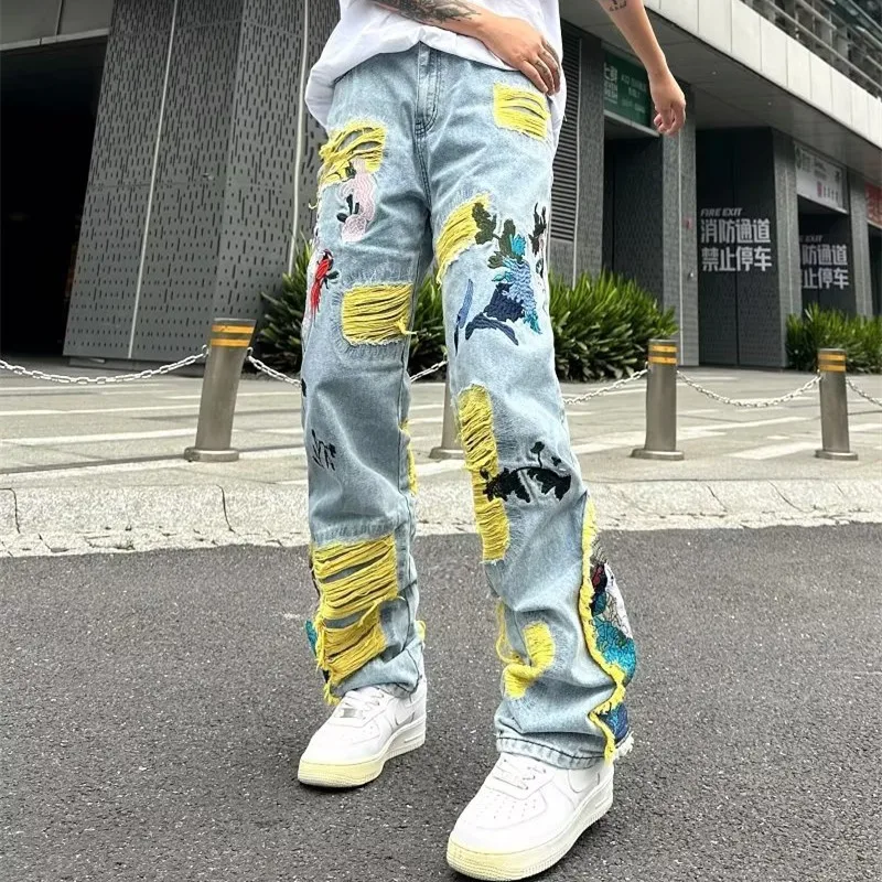 Мужские джинсы FANWEILIN Jnco